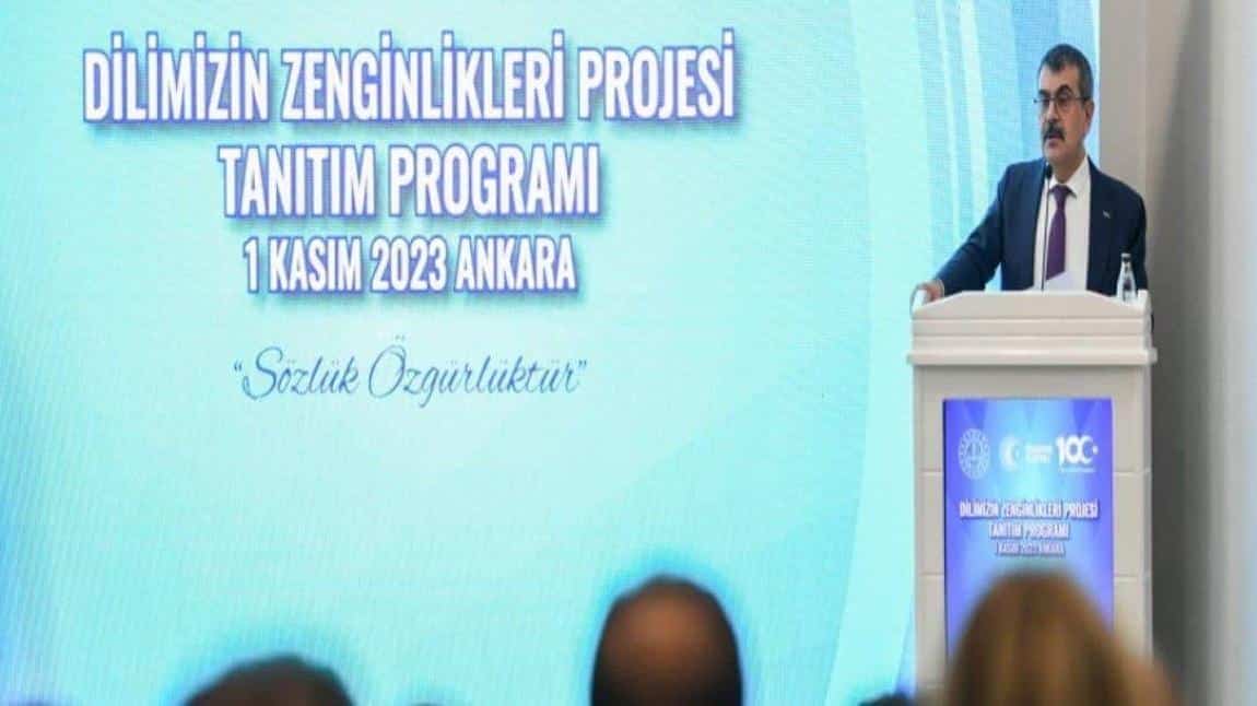 DİLİMİZİN ZENGİNLİKLERİ PROJESİ 